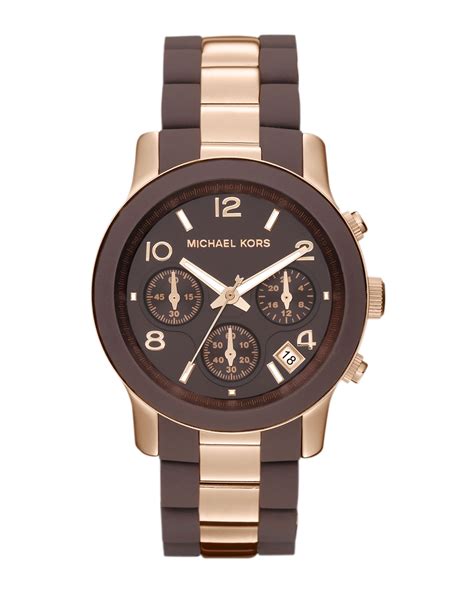 michael kors damenuhr braun|Michael Kors brown watches.